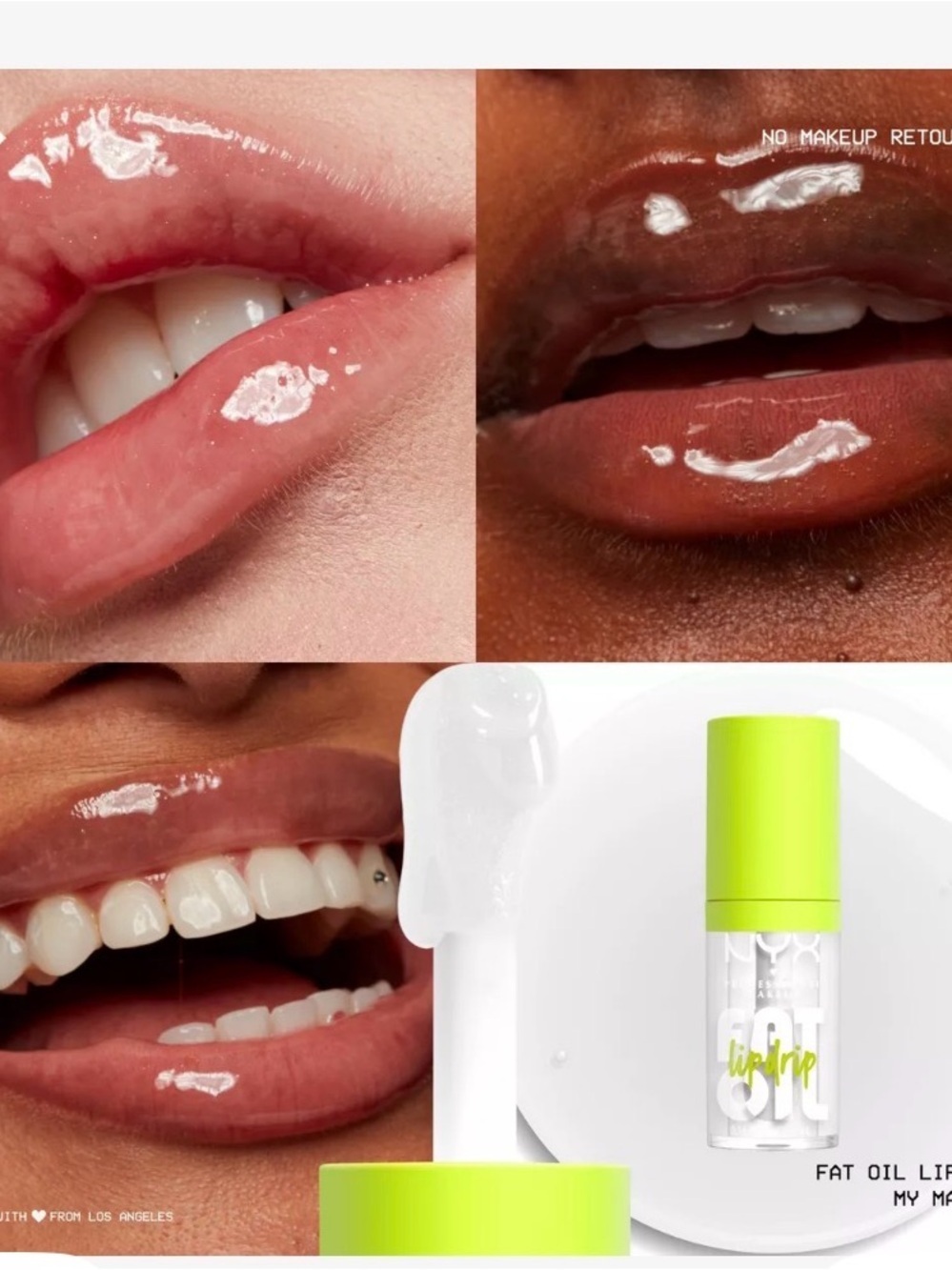 NYX Professional Makeup Fat Oil Lip Drip Translucent in shade My Main